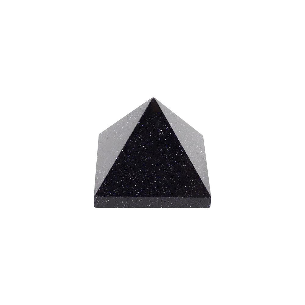 Blue Sand Stone Crystal Carving Pyramid Wholesale Crystals USA