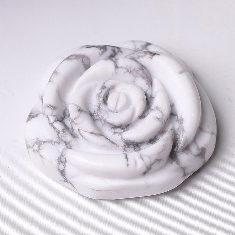 1.2" Rose Flower Crystal Carvings Wholesale Crystals USA