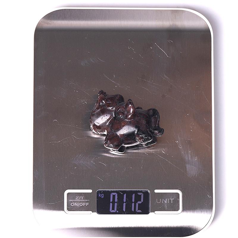 Natural Garnet Unicorn Hand Carving for Collection Wholesale Crystals USA