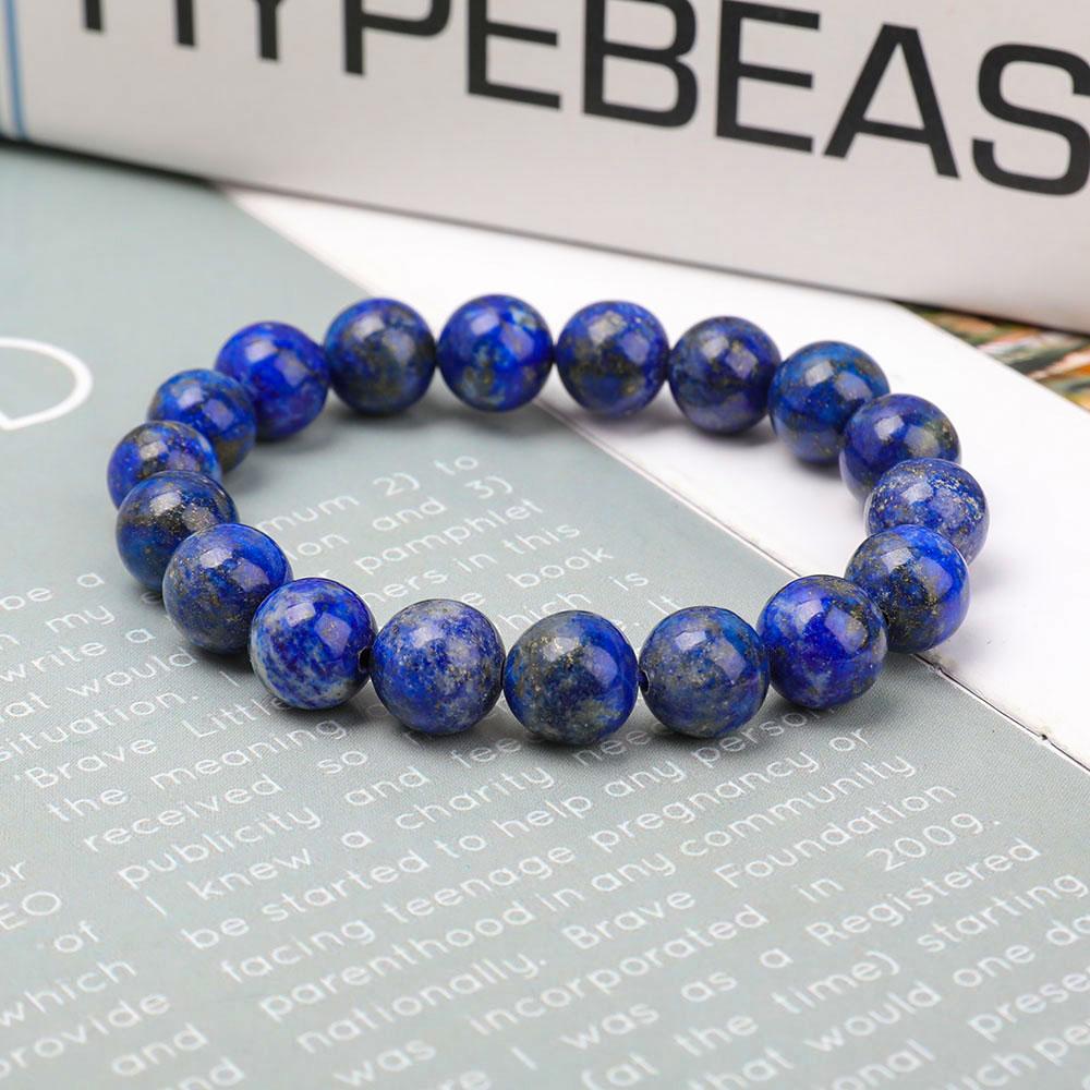 10mm Lapis Bracelet Wholesale Crystals USA