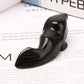 Silver Obsidian Sea Lion Carving