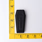 3.1" Matt Black Obsidian Coffin Crystal Carvings Wholesale Crystals USA