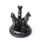 Resin Lucky Cat Statue Base Stand S