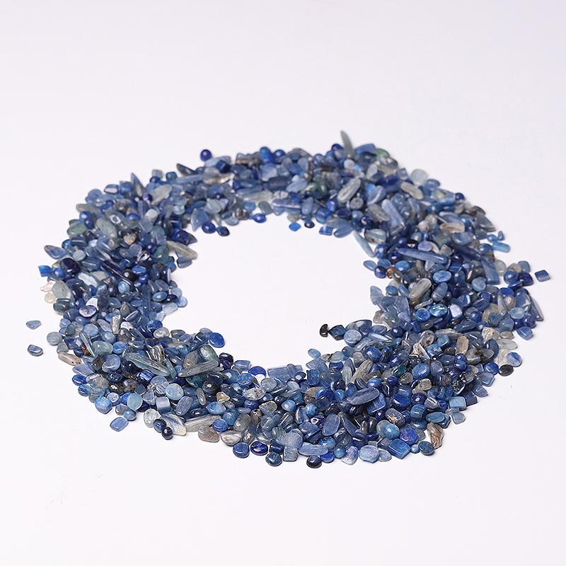 0.1kg 5-7mm Natural Blue Kyanite Chips Wholesale Crystals USA