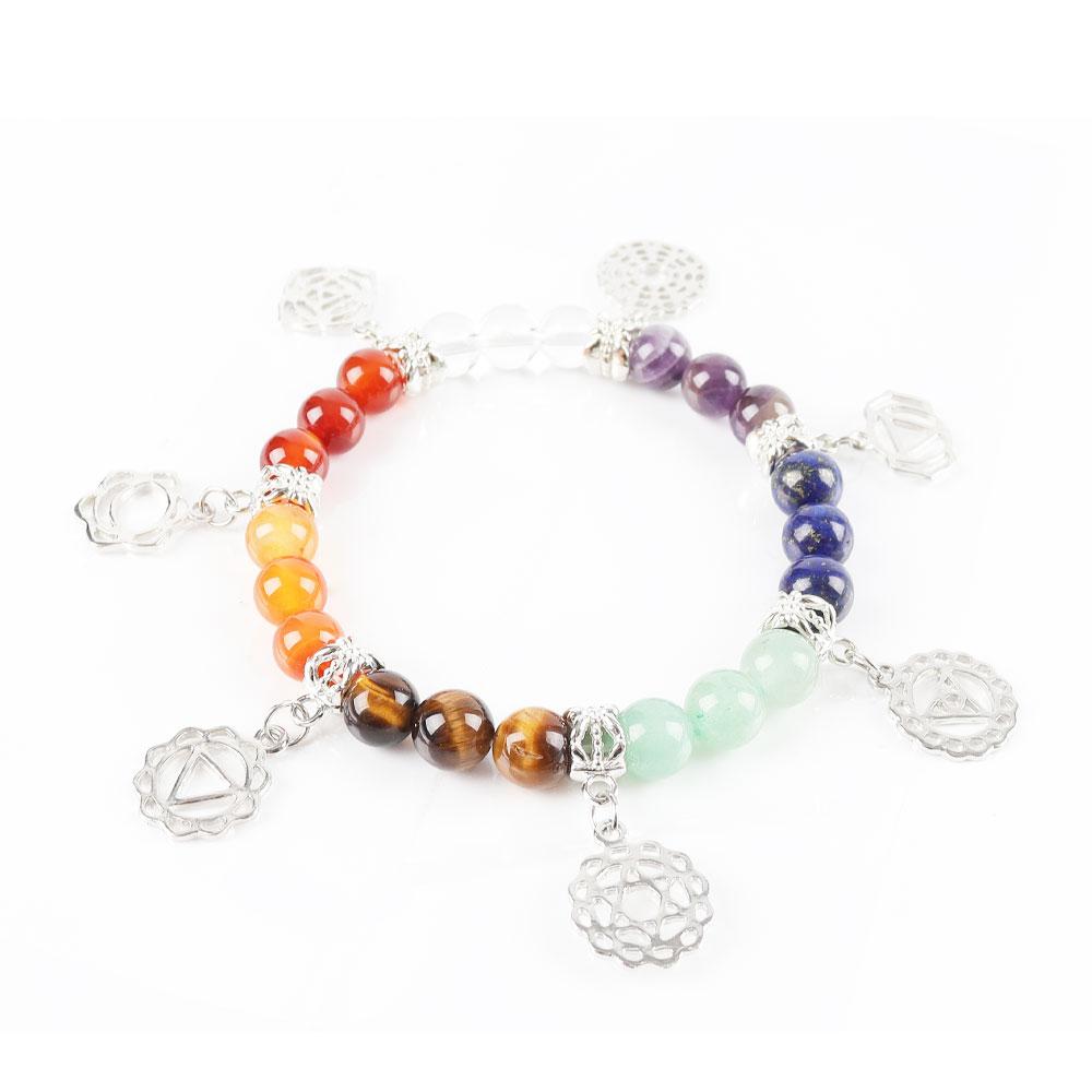 Chakra Bracelet with Ornament Wholesale Crystals USA