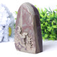 4.6" Unique Helan Ink Stone Crystal Carvings Free Form