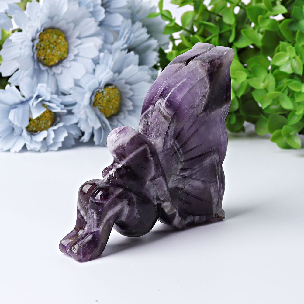 3.5" Dream Amethyst Fairy Crystal Carvings Wholesale Crystals USA