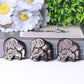 2" Silver Obsidian Elephant Crystal Carvings Wholesale Crystals USA