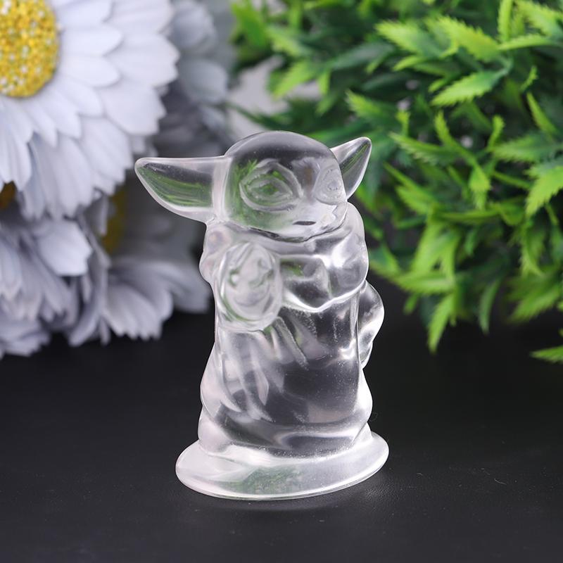 2.5" Clear Quartz Master Crystal Carvings Wholesale Crystals USA