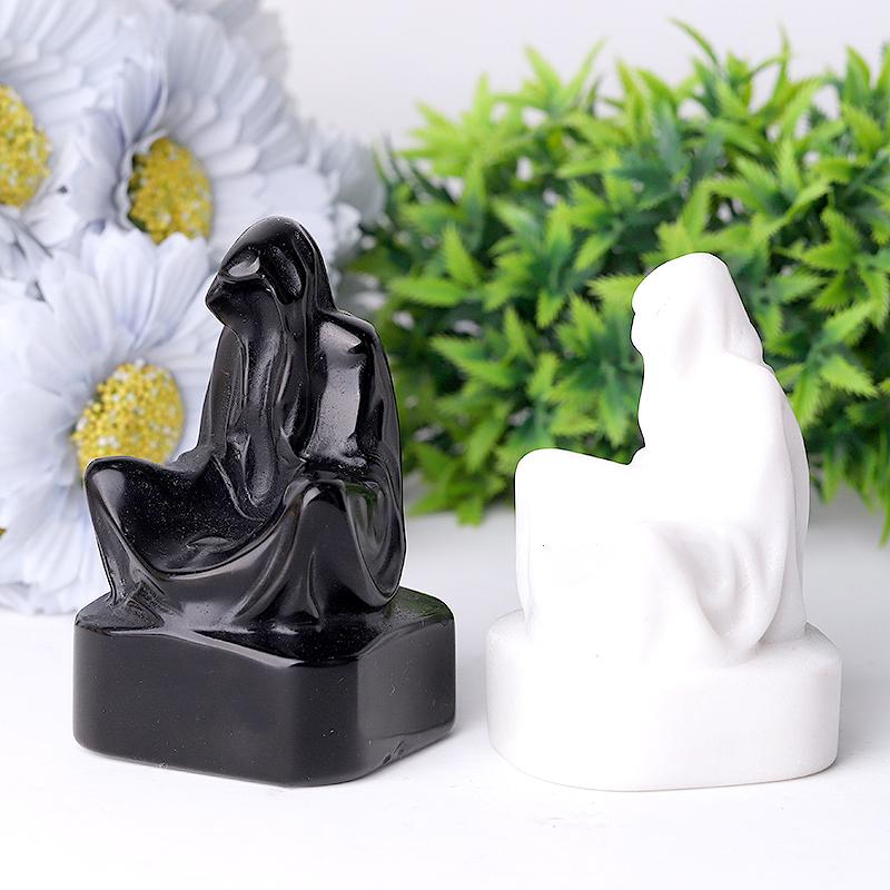 2.1-3.4" Wizard Crystal Carvings for Halloween Wholesale Crystals USA