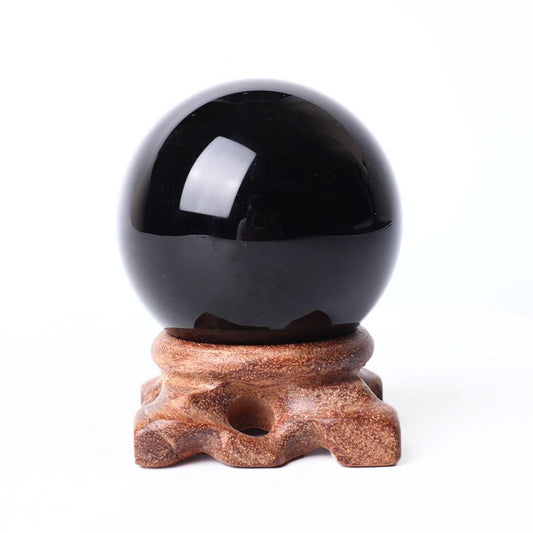 6cm Black Obsidian Crystal Sphere Wholesale Crystals USA