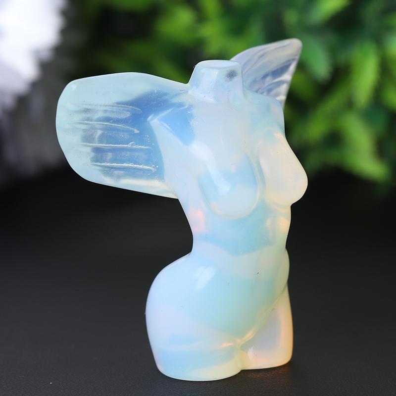 2" Crystal Model with Wings Crystal Carvings Wholesale Crystals USA