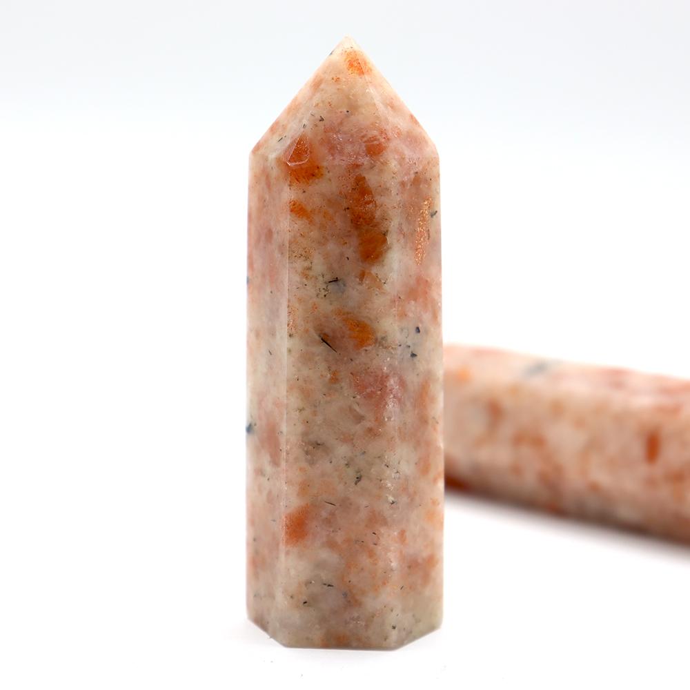 Natural Strawberry Quartz Points Reiki Gemstone Wands Wholesale Crystals USA