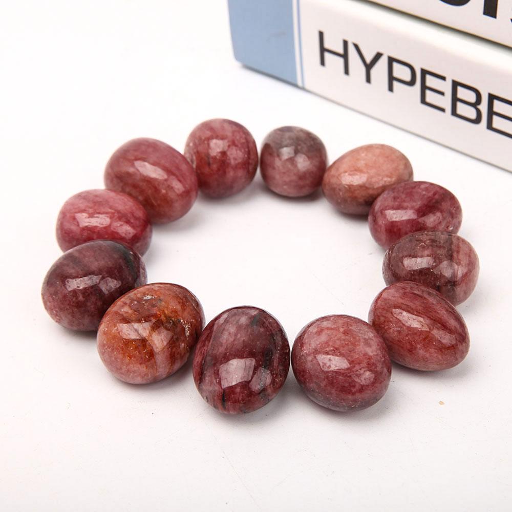0.1kg Rhodonite Tumbles Wholesale Crystals USA