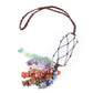 Natural Raw Clear Crystal Healing Stone Chakra Tassels Hanging Ornament Wholesale Crystals USA