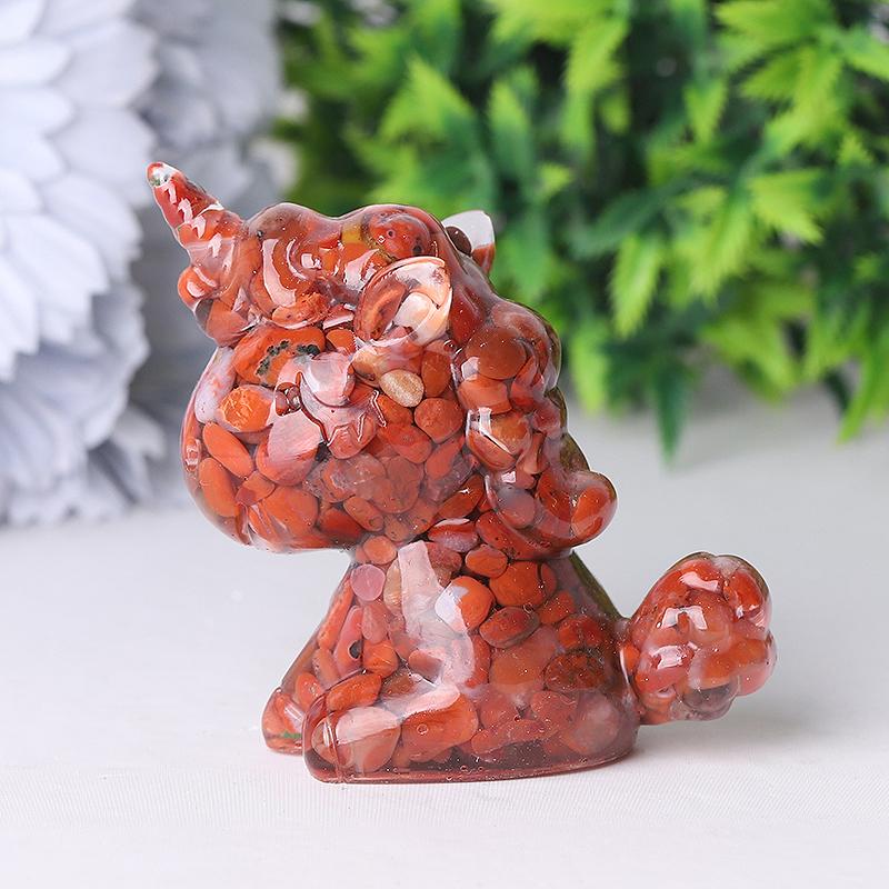 2.5"-3.0" Resin Unicorn Crystal Carvings Wholesale Crystals USA