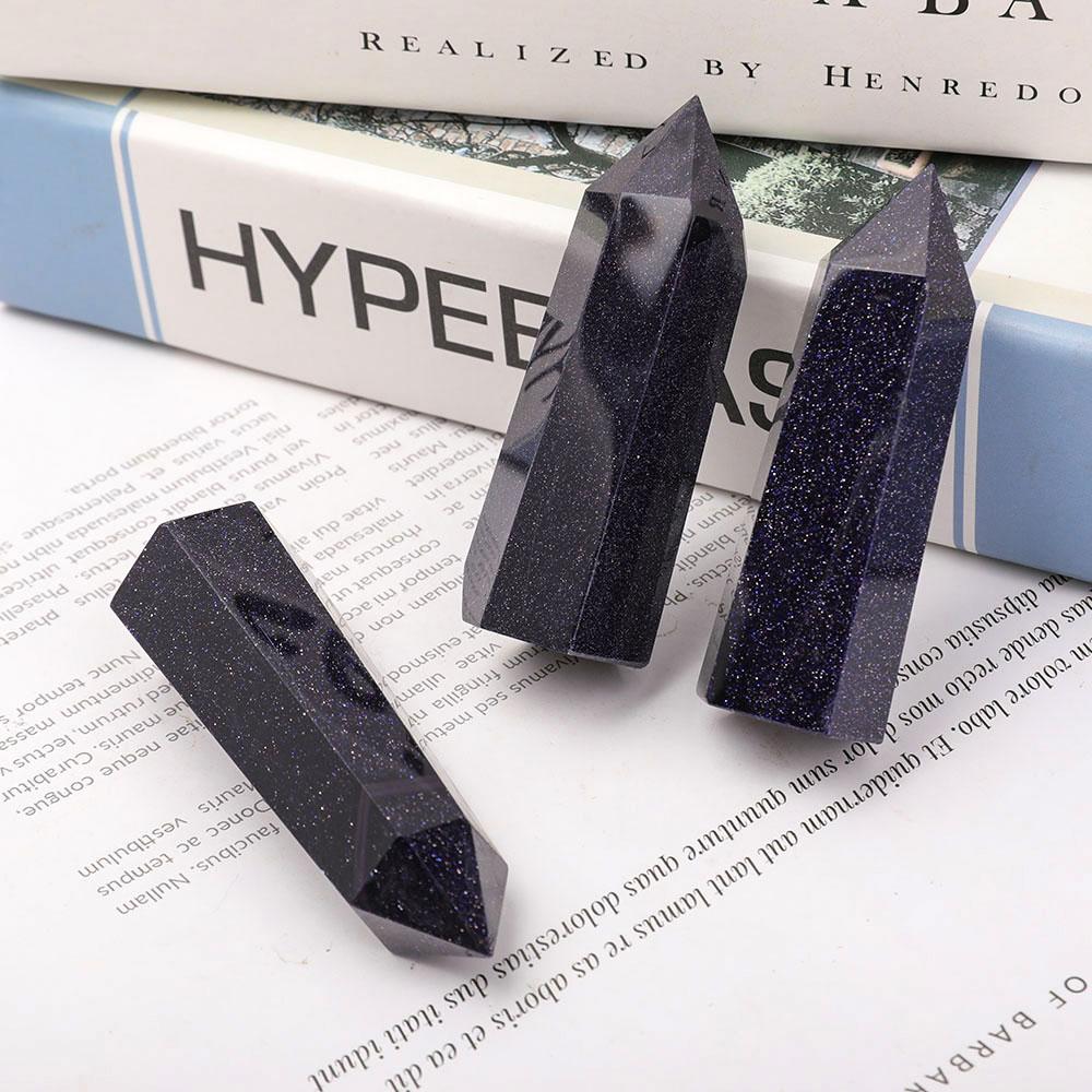 Blue Sandstone Crystal Points Wholesale Crystals USA