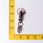 3.3" Amethyst Black Obsidian with Skull Decoration Pendant Wholesale Crystals USA