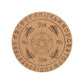 Cork Carved Pattern Coaster