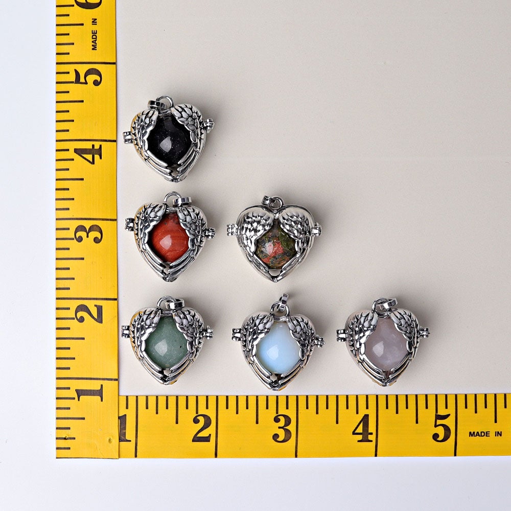 1.16" Heart Shape Crystal Pendant Wholesale Crystals USA