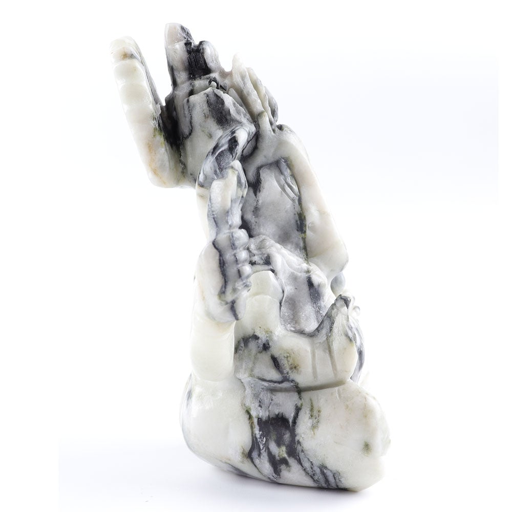 Jade Ganesha Carving Free Form