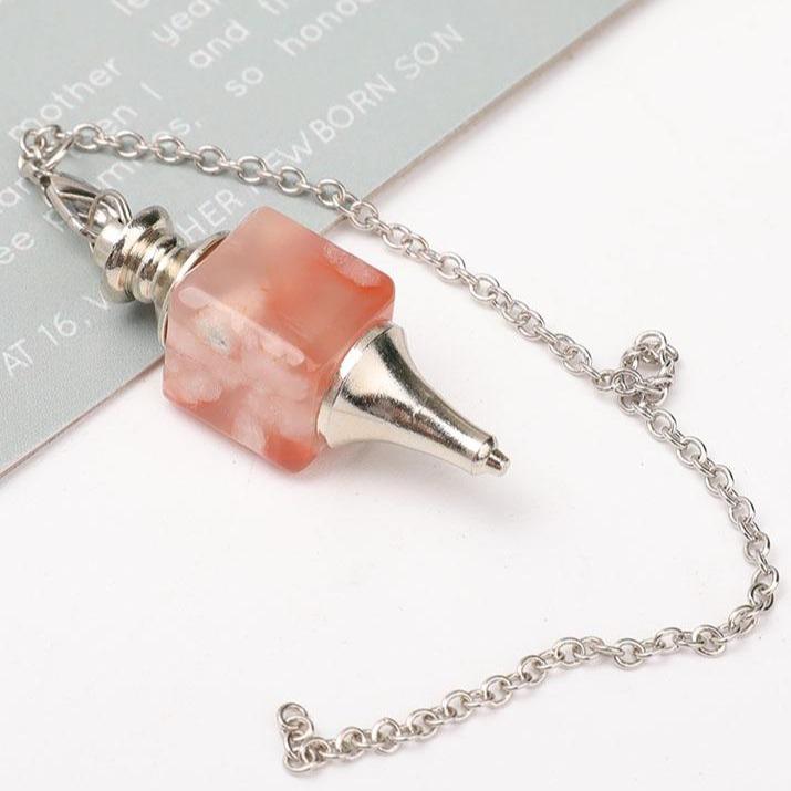 Flower Agate Pendulum Wholesale Crystals USA