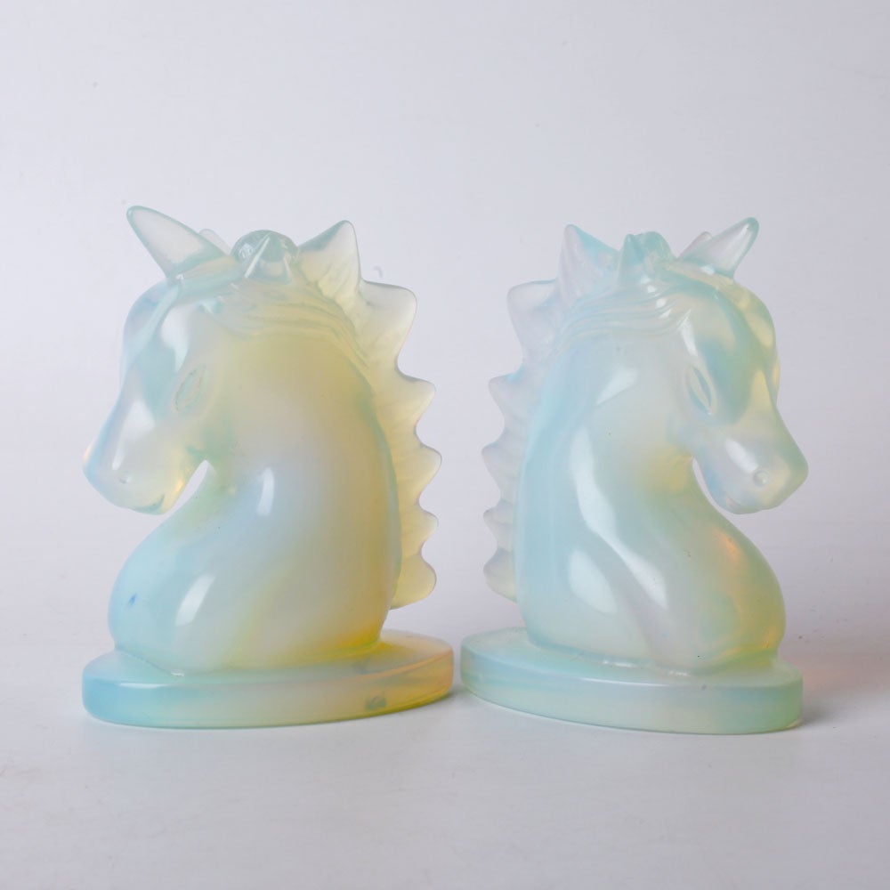 3.5" Unique Opalite Crystal Carving Unicorn