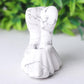 2.5"  Howlite Ghost Dog Crystal Carvings Wholesale Crystals USA