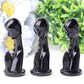 3" Black Obsidian Pray Woman Crystal Carvings Wholesale Crystals USA