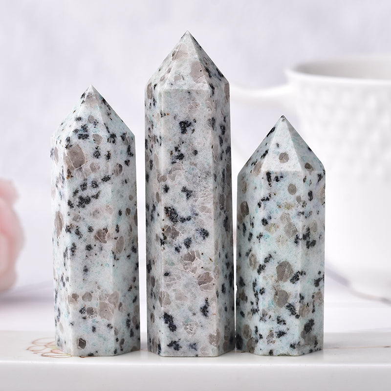 Tianshan Blue （Kiwi）tower Crystal wholesale support mixed customization
