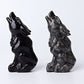 3.7" Wolf Crystal Carvings Wholesale Crystals USA