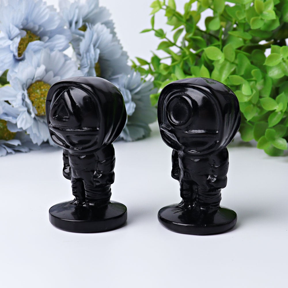 2.5" Black Obsidian Squid Game Crystal Carvings Wholesale Crystals USA