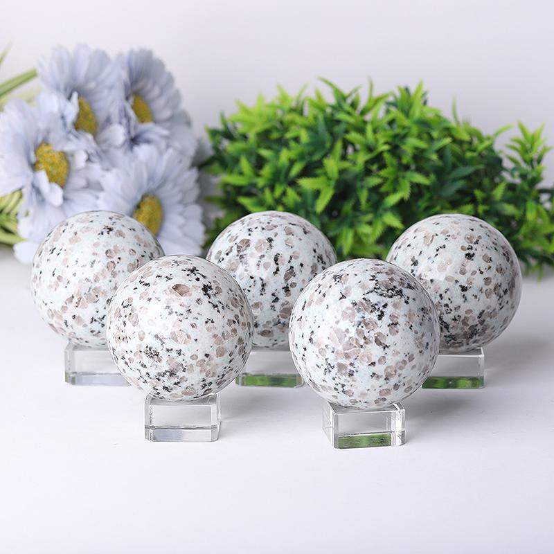 2.0”-4.0”Kiwi Jasper Crystal Sphere Wholesale Crystals USA