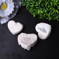 2" Aura Cluster Heart Shape Crystal Carvings Wholesale Crystals USA