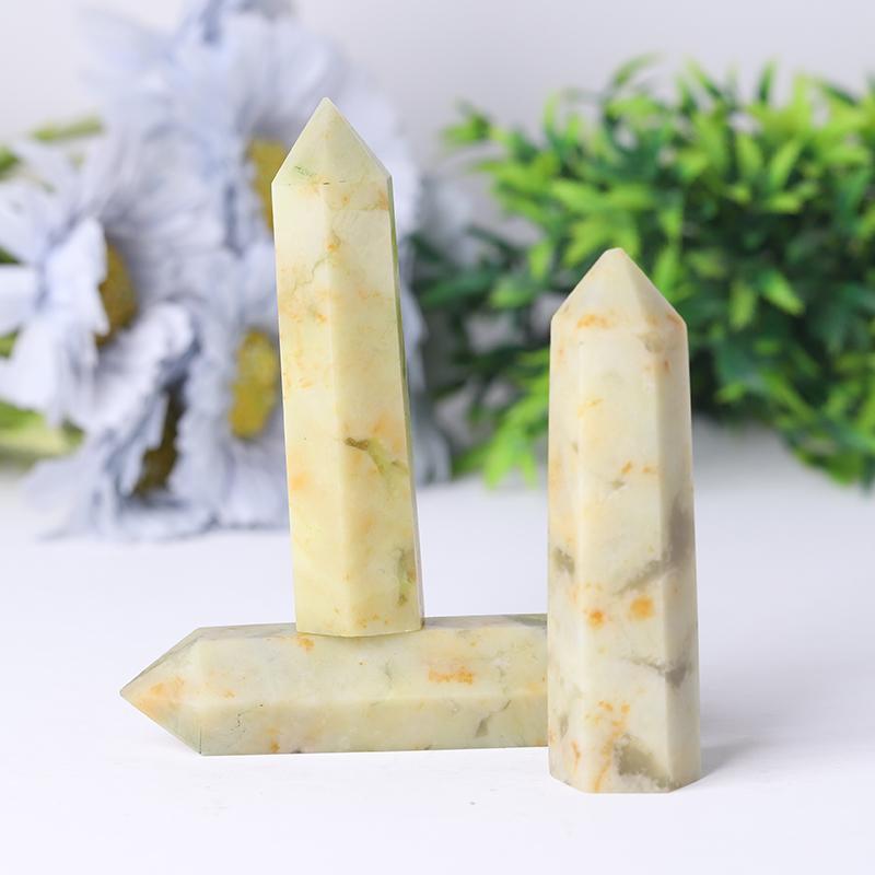 Serpentine Jade Points Wholesale Crystals USA