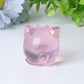 1.6" Pink Opalite Jiggly Puff Crystal Carvings Wholesale Crystals USA