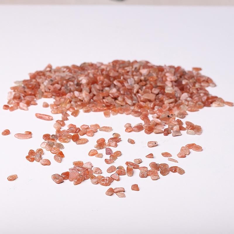 0.1kg Different Size Natural Golden Strawberry Quartz Chips Crystal Chips for Decoration Wholesale Crystals USA