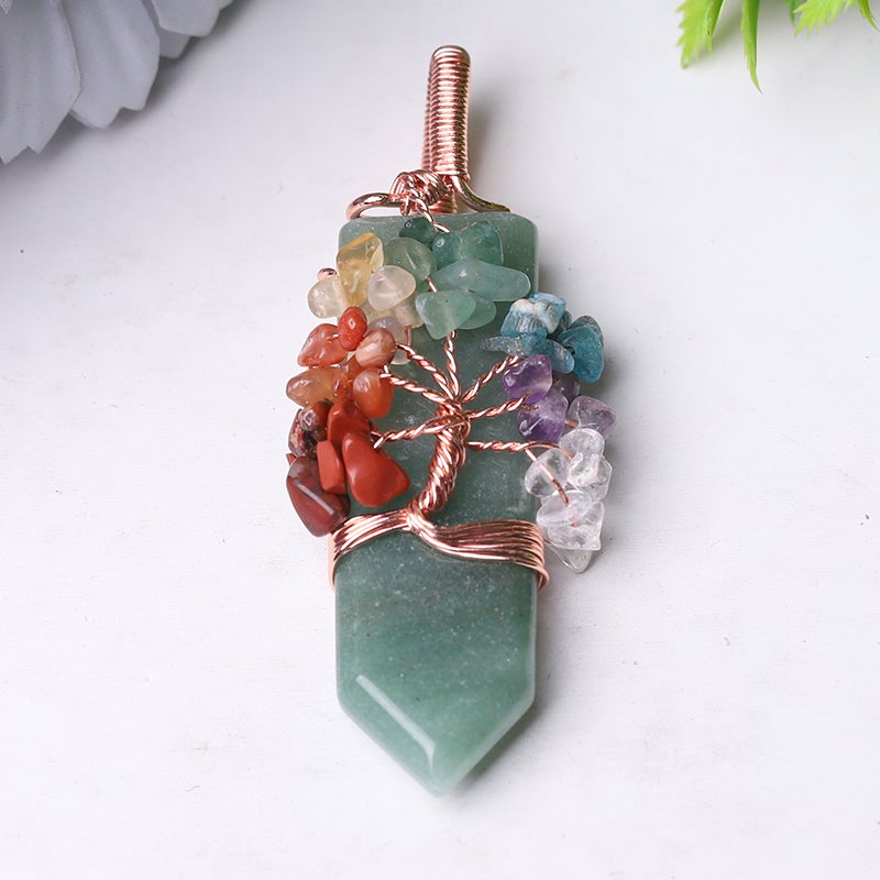 2.5" Tree of Life Crystal Pendant Wholesale Crystals USA