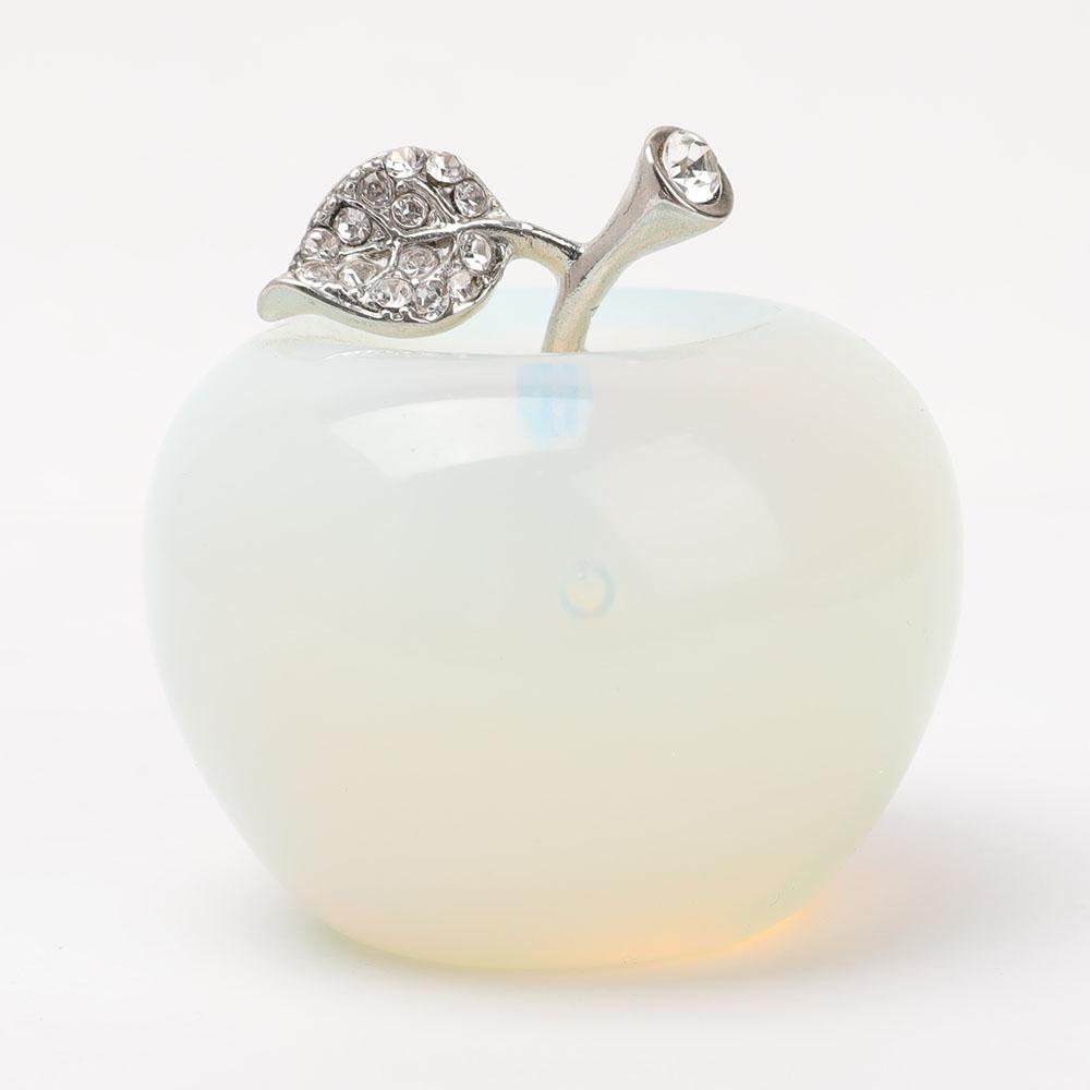 2" Crystal Apple Carvings Wholesale Crystals USA