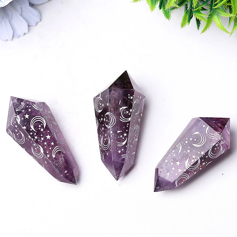 2.5" Amethyst Double Terminated Point Wholesale Crystals USA