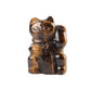 2" Tiger Eye Crystal Carving Lucky Cat