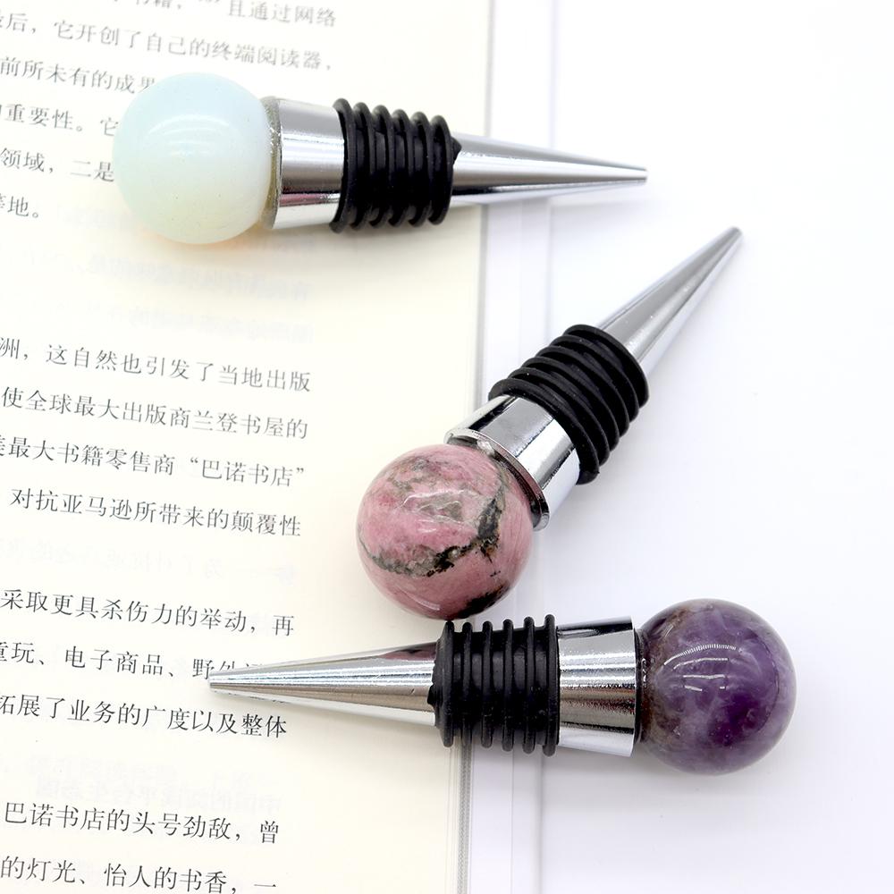 Crystal Carvings Gemstone Wine Stoppers Wholesale Crystals USA