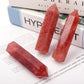 Set of 3 Strawberry Quartz Points Wholesale Crystals USA