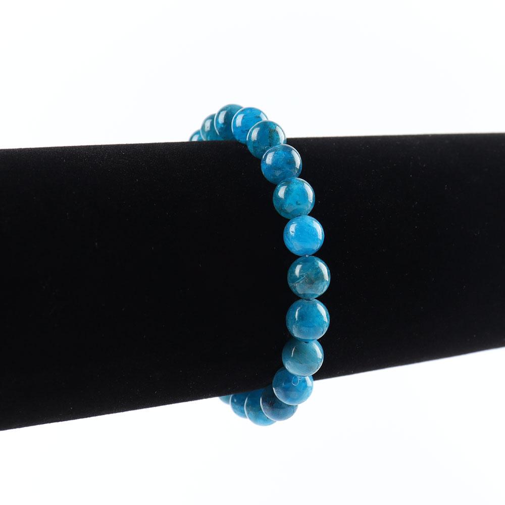 8mm Blue Apatite Bracelet Wholesale Crystals USA