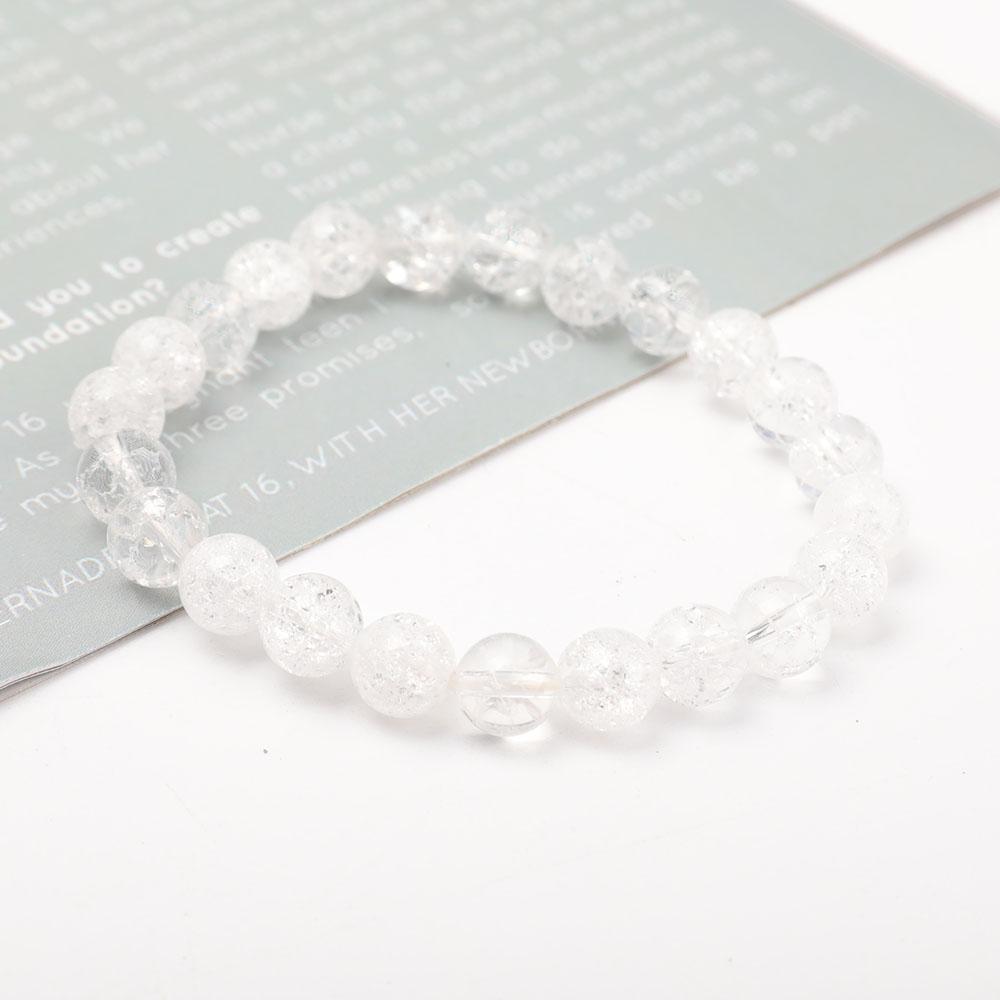 Crack Clear Quartz Bracelet Wholesale Crystals USA