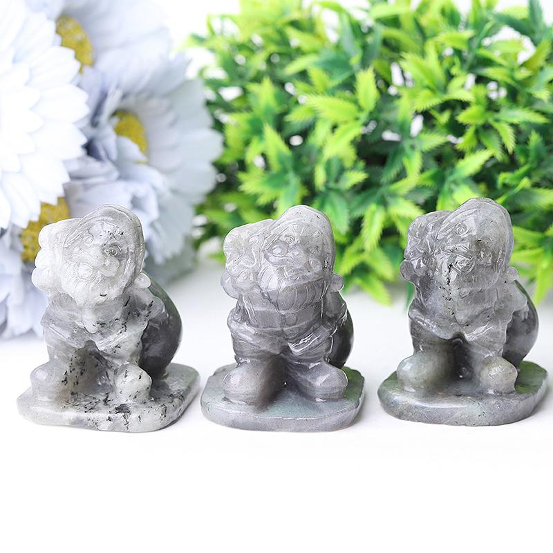 2.2" Labradorite Santa Claus Crystal Carvings Wholesale Crystals USA