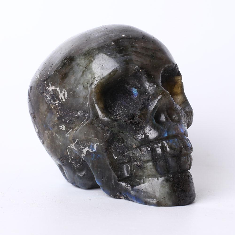 3" Larbradorite Crystal Carving Skull Wholesale Crystals USA