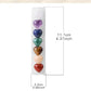 4.3" Selenite Wand with Chakra Heart Wholesale Crystals USA