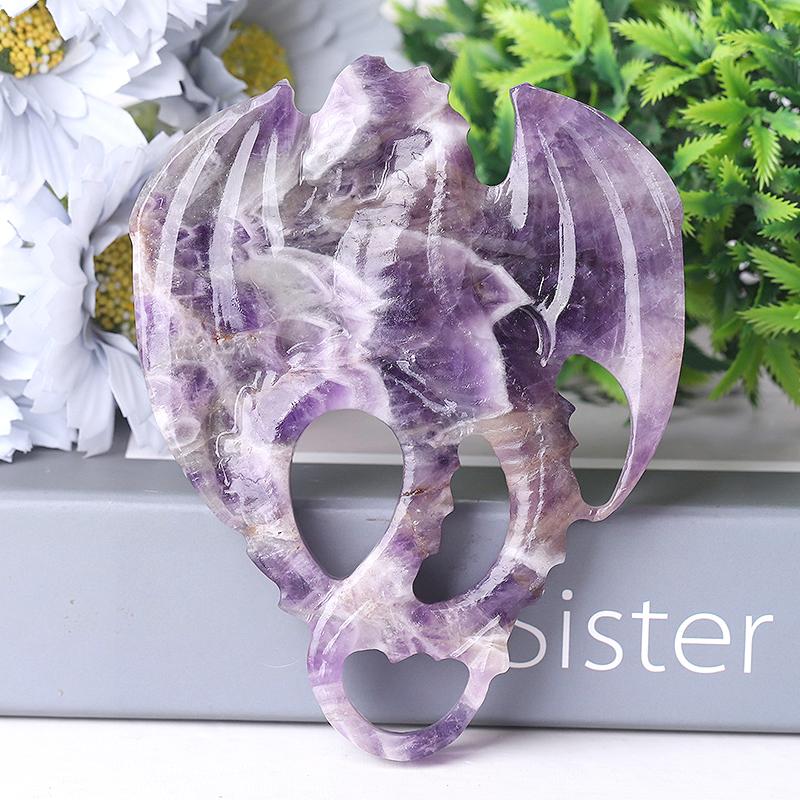 4" High Quality Dragon Crystal Carvings for Decoration Wholesale Crystals USA
