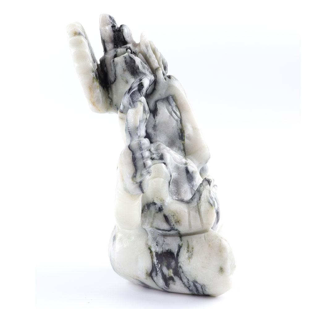 Jade Ganesha Carving Free Form Wholesale Crystals USA